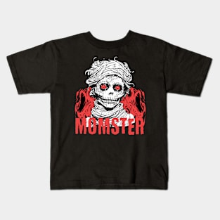 Momster Mom Halloween, Momster Costume, Halloween Mom Kids T-Shirt